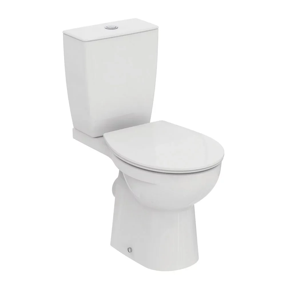 Ideal Standard Close Coupled Toilet with Soft Close Seat - Eurovit+