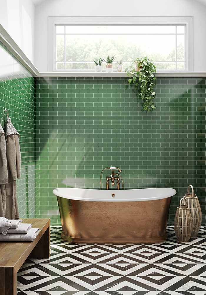 Emerald Subway - Showerwall Acrylic Custom Collection Panelling , SCA22