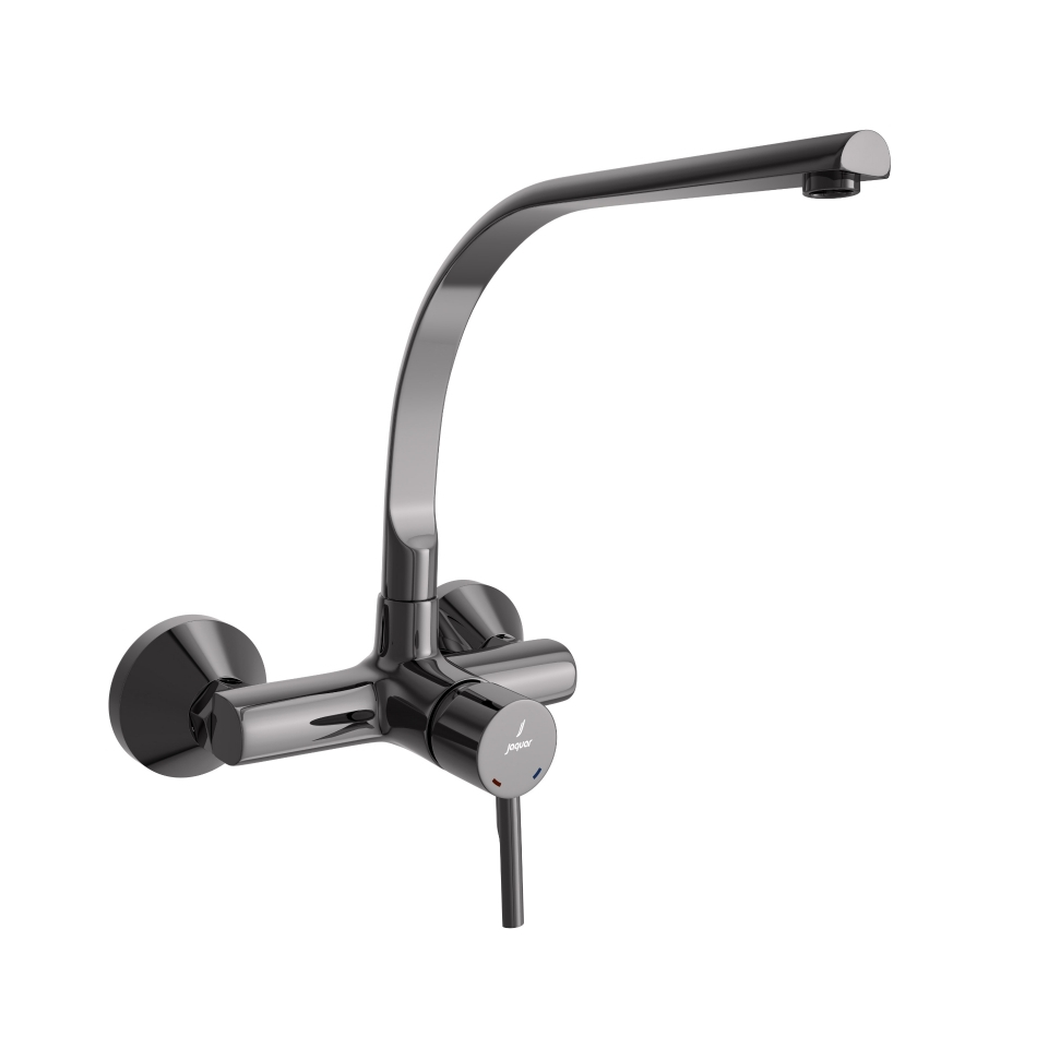 Jaquar Florentine Prime Black Chrome Single Lever Basin Mixer Tap