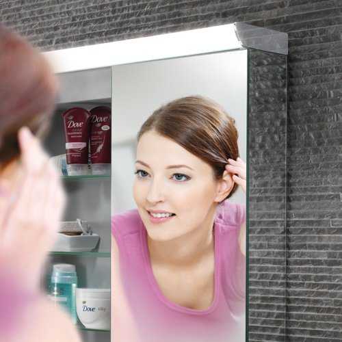 HiB Flare LED Bathroom Mirror Cabinet - 44900 - Big Sales