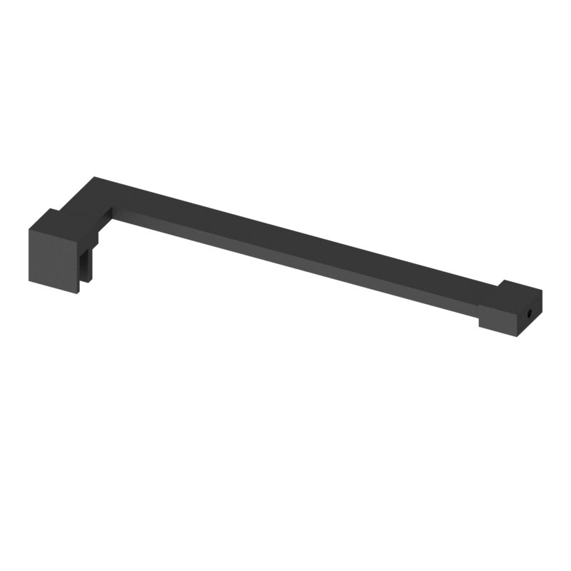 Abacus Wetroom Glass Inline Support Arm - Anthracite