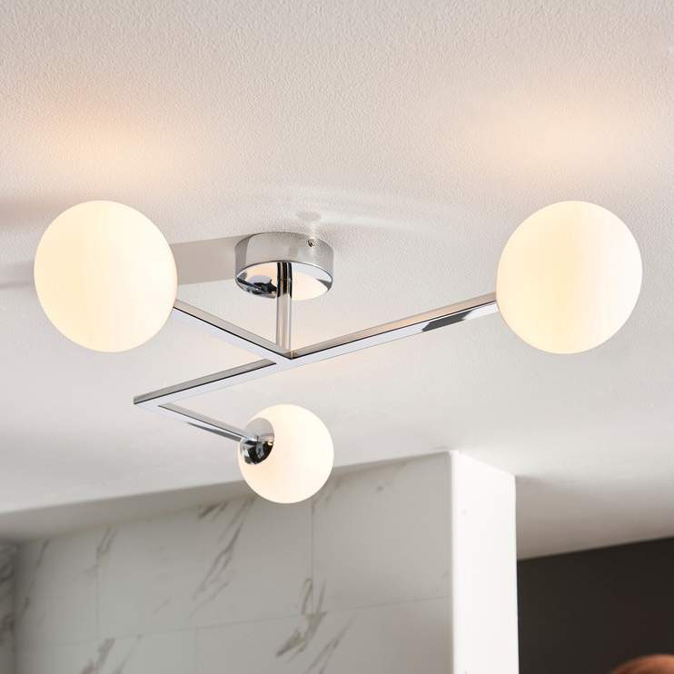 Gressingham Chrome Ceiling Light