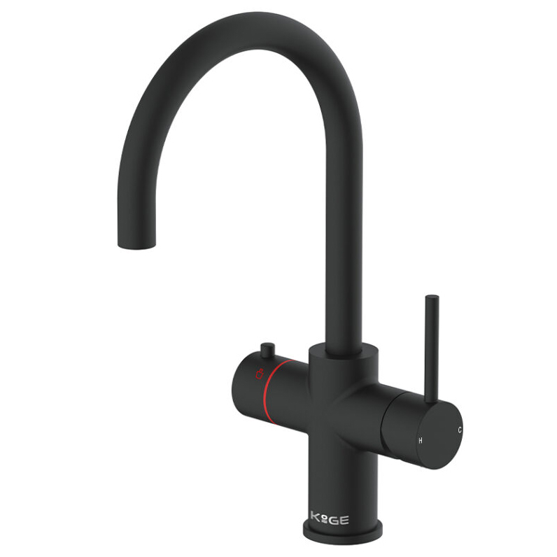 Scudo KoGE 3 in 1 Black Swan Spout Boiling Water Tap