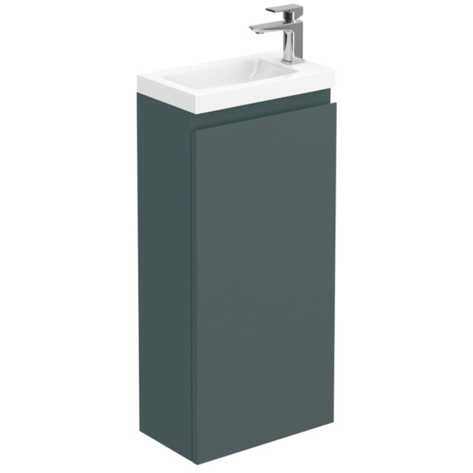 Halite 400mm Matt Grey Waterproof Vanity Unit with Basin