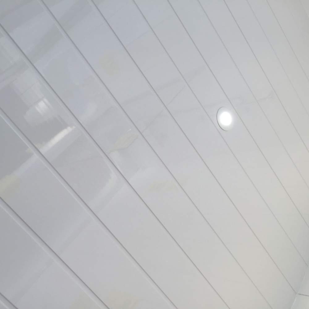 High Gloss White Transfer Foil PVC Ceiling – Upper Edge