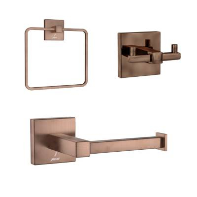 Jaquar Kubix Prime Accessories Bundle In Antique Copper