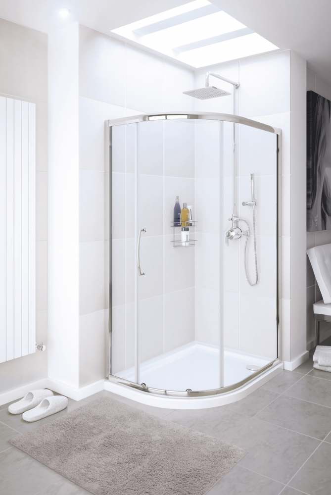 Lakes Classic 900 x 760 Single Door Offset Quadrant Shower Enclosure