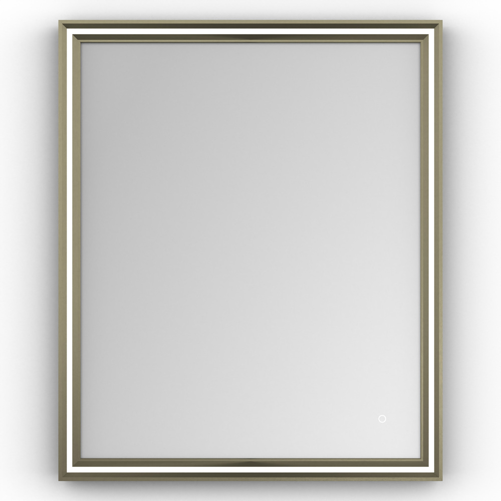 Origins Living Lexington 75 Brushed Bronze Illuminated Bathroom Mirror