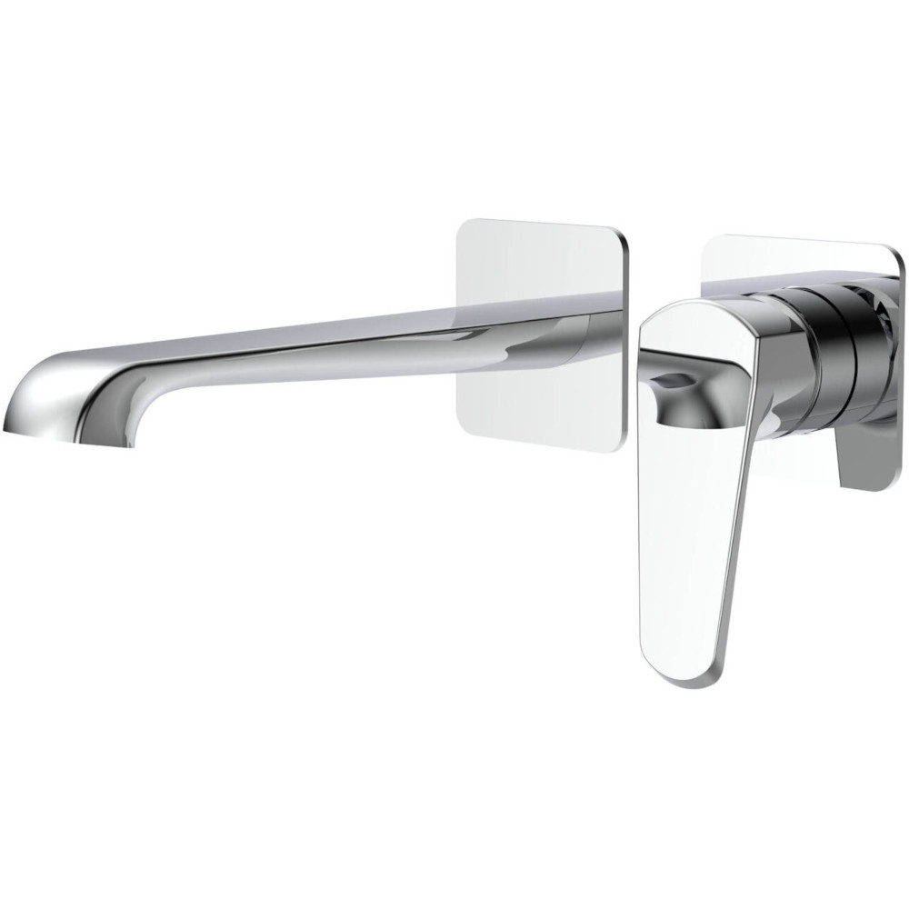 Scudo Montana Chrome Wall Mounted Basin Tap