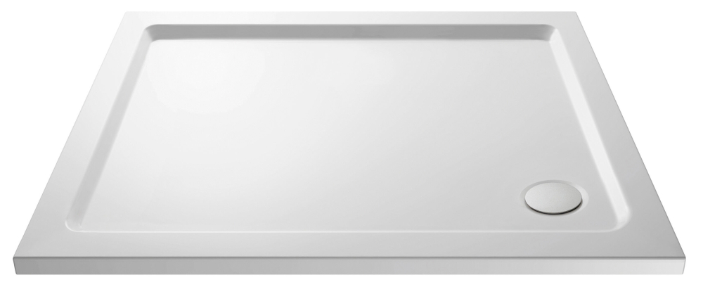 Nuie Pearlstone 1000 x 900mm Slimline Rectangle Shower Tray