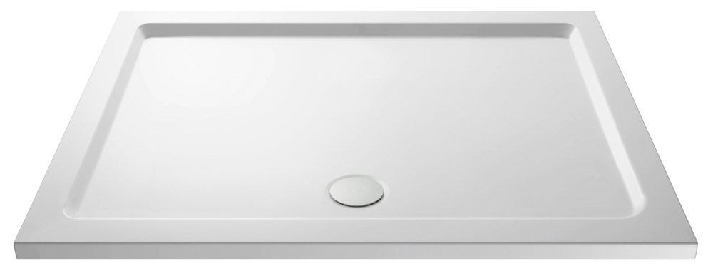 Nuie Pearlstone 1500 x 700mm Slimline Rectangle Shower Tray