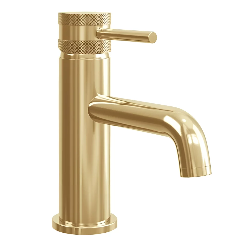 Lancia Core Brushed Brass Mono Basin Mixer Tap NU-003
