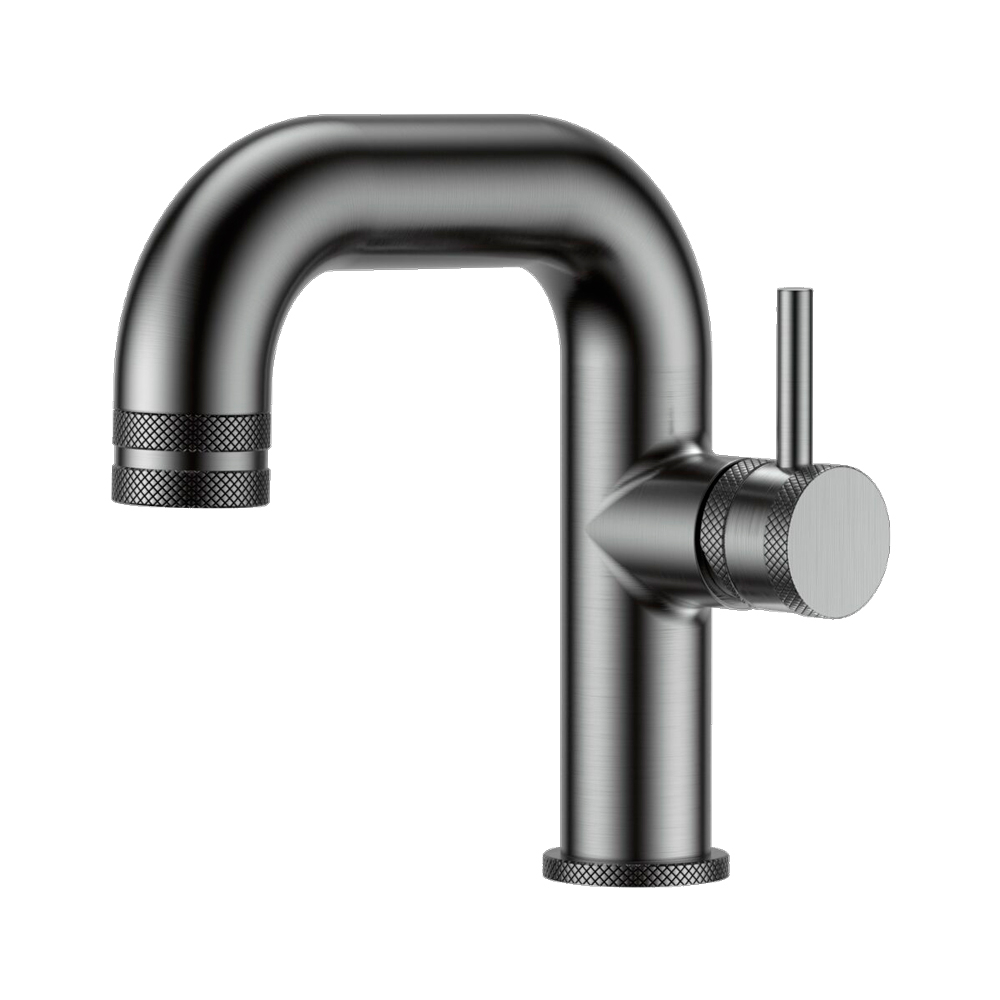 Scudo Core Gunmetal Side Lever Basin Mono Tap