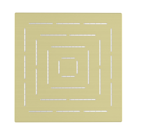 Jaquar Maze 200mm Brass Matt Square Over Head Shower 