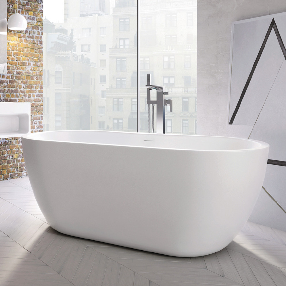 Scudo Onyx 1555 x 745mm Freestanding Bath