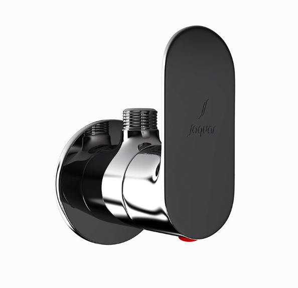 Jaquar Opal Prime Black Chrome Wall Mounted Stop Valve  