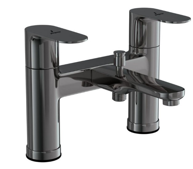 Jaquar Opal Prime Black Chrome Bath Shower Mixer