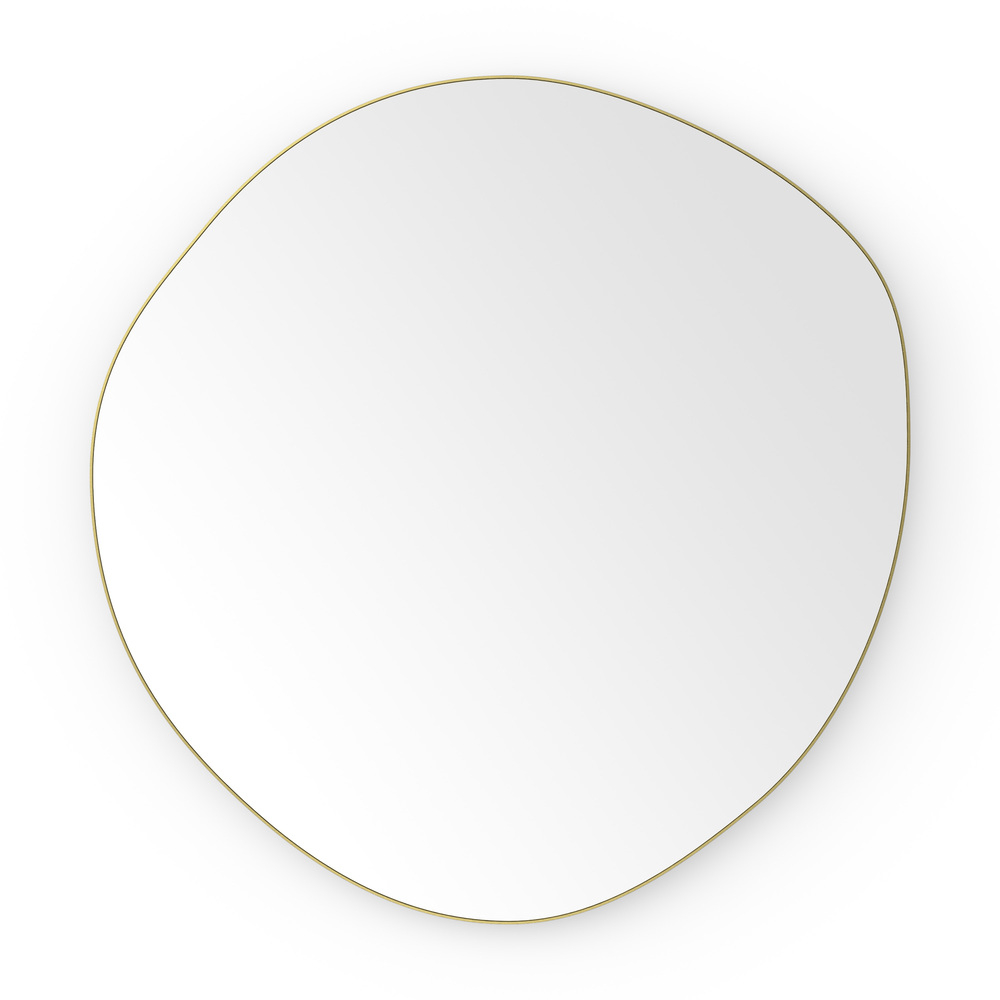 Origins Living Oslo Organic 60 Brushed Brass Mirror