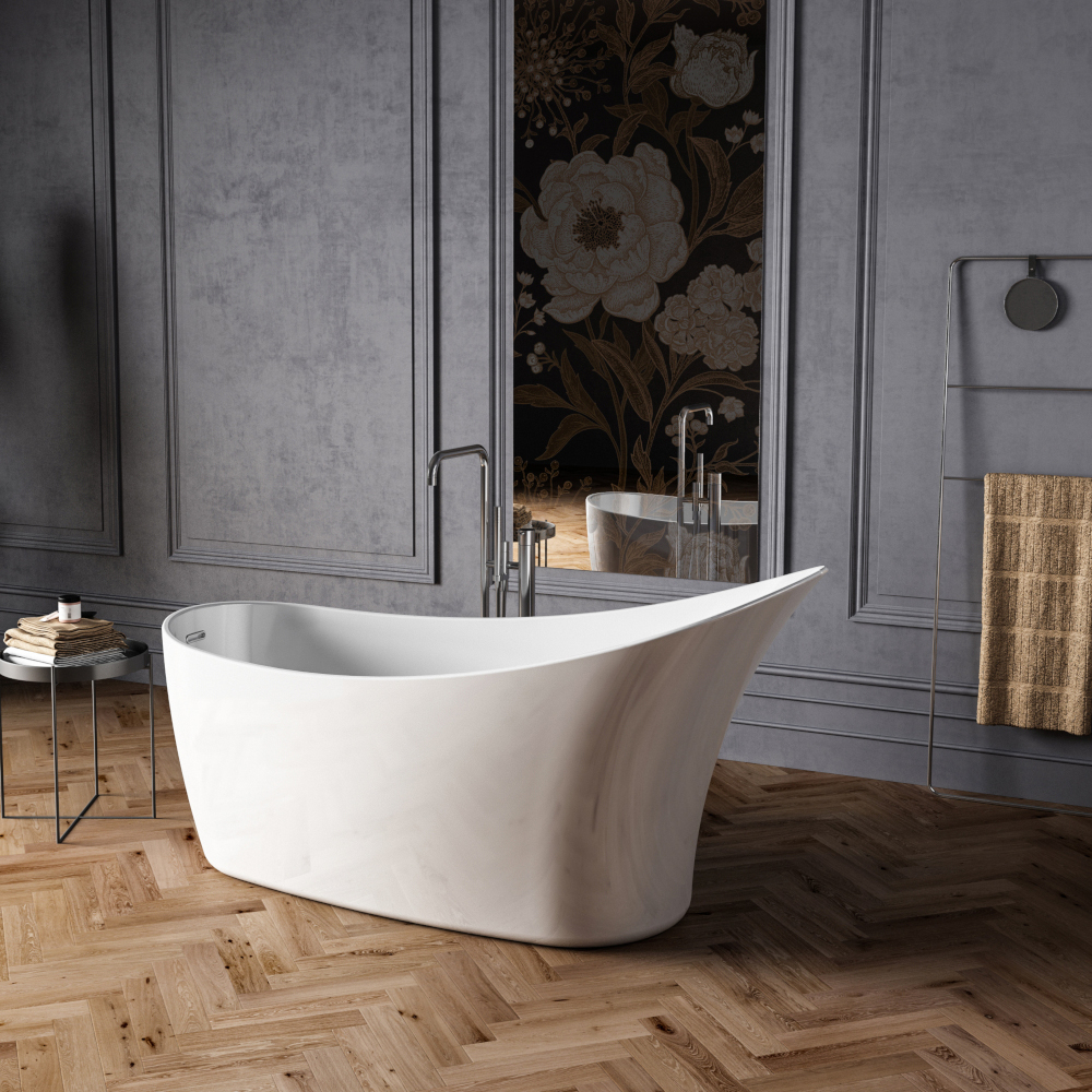 Charlotte Edwards Portobello 1720 x 730mm Modern Freestanding Bath