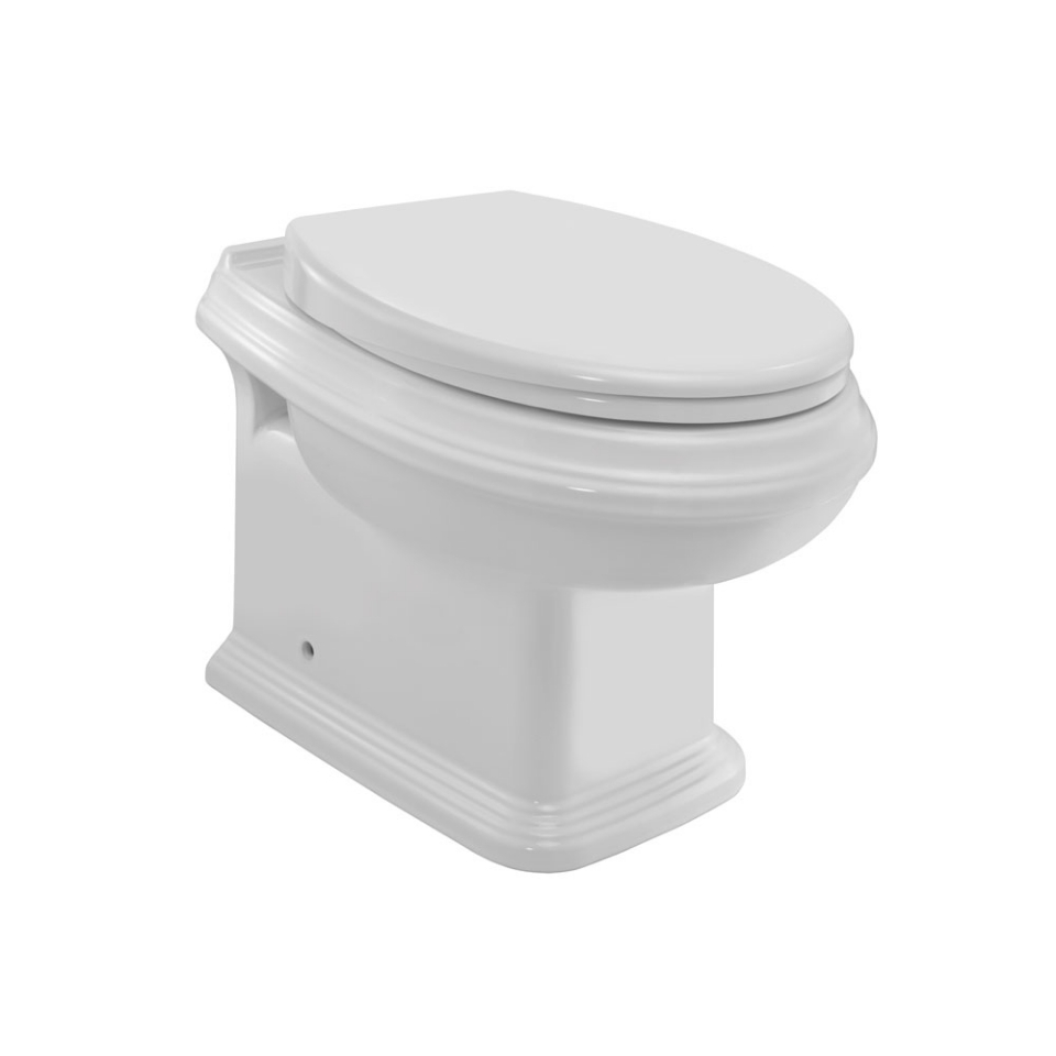 Jaquar Queens Prime Rimless Back to Wall Pan and Soft Close Seat