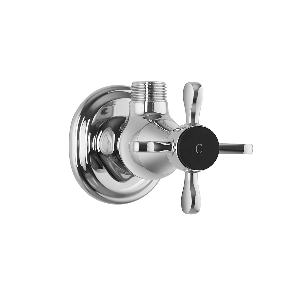 Jaquar Queens Prime Chrome Wall Mounted Stop Valve