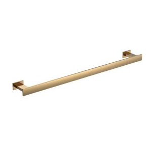 Artize Quadra 600mm Long Bright Gold Towel Rail