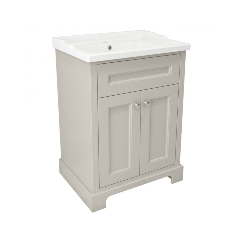 RAK Washington 600mm Traditional Vanity Unit in Greige