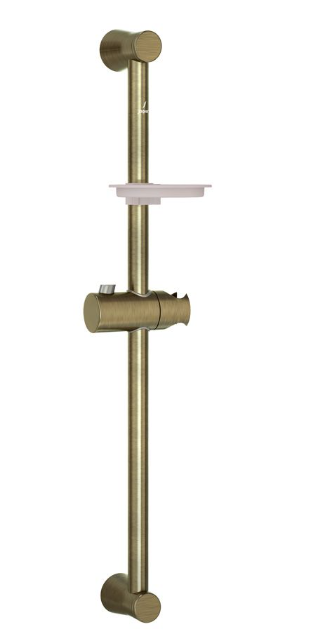 Jaquar Antique Bronze 24mm Dia & 600MM Round Shape With Hand Shower Holder And Soap Dish Slide Rail 