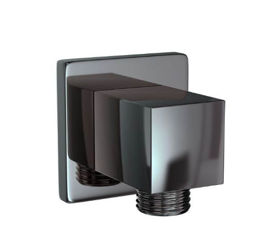 Jaquar Black Chrome Square Wall Outlet