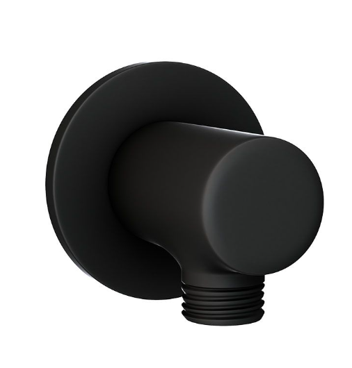 Jaquar Black Matt Round Wall Outlet  