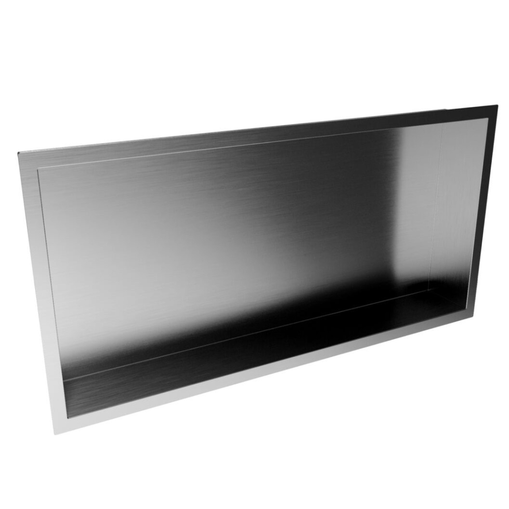 Scudo Gunmetal 600 x 300 Shower Niche