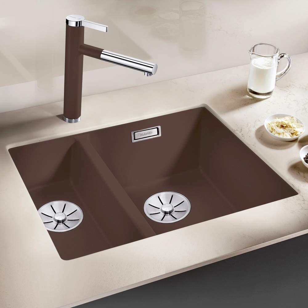 Blanco Subline 340/160 U Silgranit Kitchen Sink Right Hand - Coffee