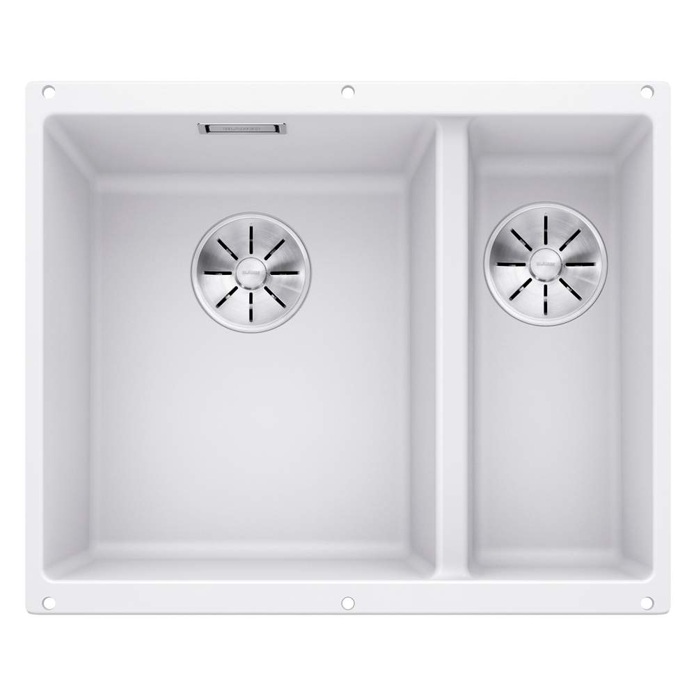 Blanco Subline 340/160 U Granite  Kitchen Sink Left Hand - White