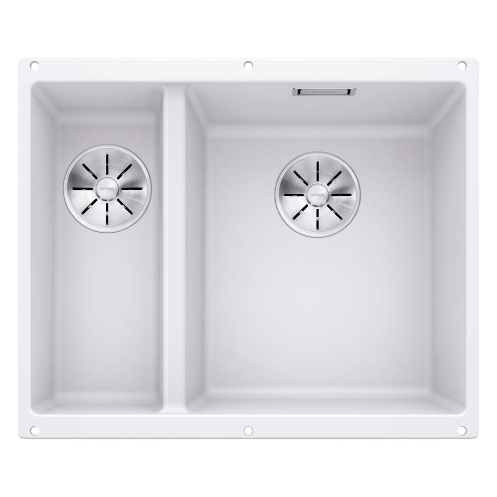 Blanco Subline 340/160 U Granite  Kitchen Sink Right Hand - White