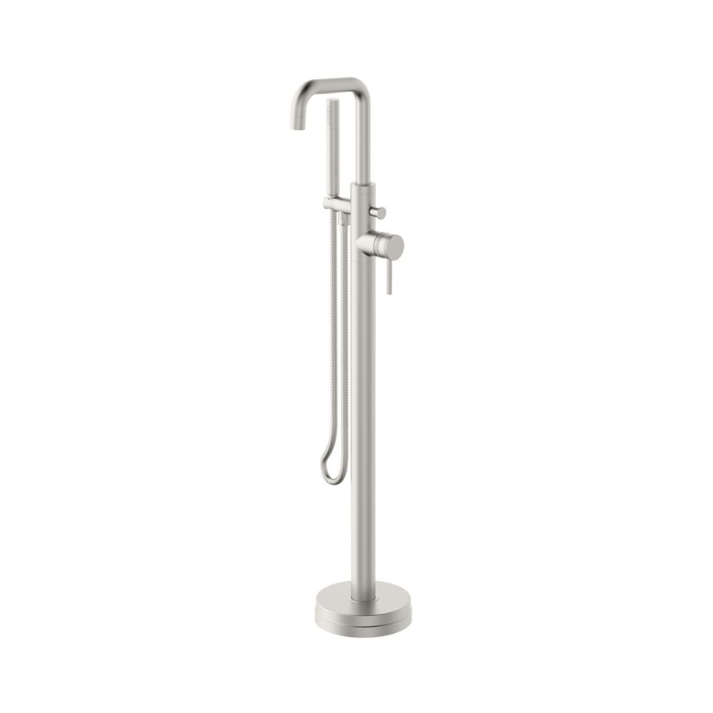Lancia Core Brushed Nickel Freestanding Bath Shower Mixer Tap