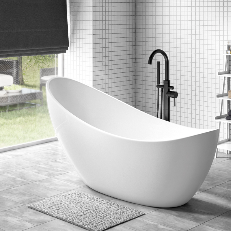 Synergy Slipper 1750 x 730 Freestanding Bath