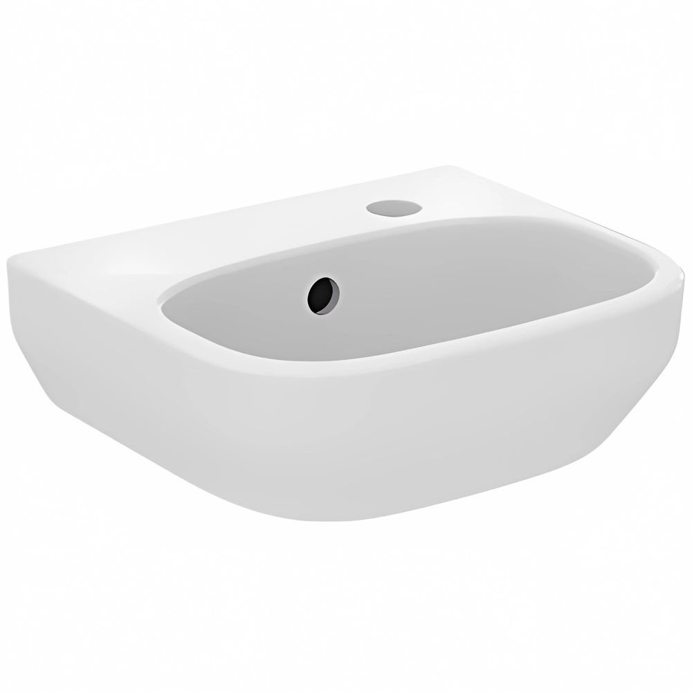 Ideal Standard 350mm 1 Tap Hole Handrinse Basin & Pedestal - i.Life A