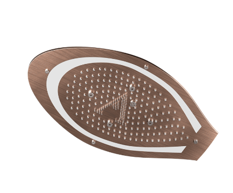 Artize Tiaara Rainjoy 600x350MM Overhead Shower In Antique Copper