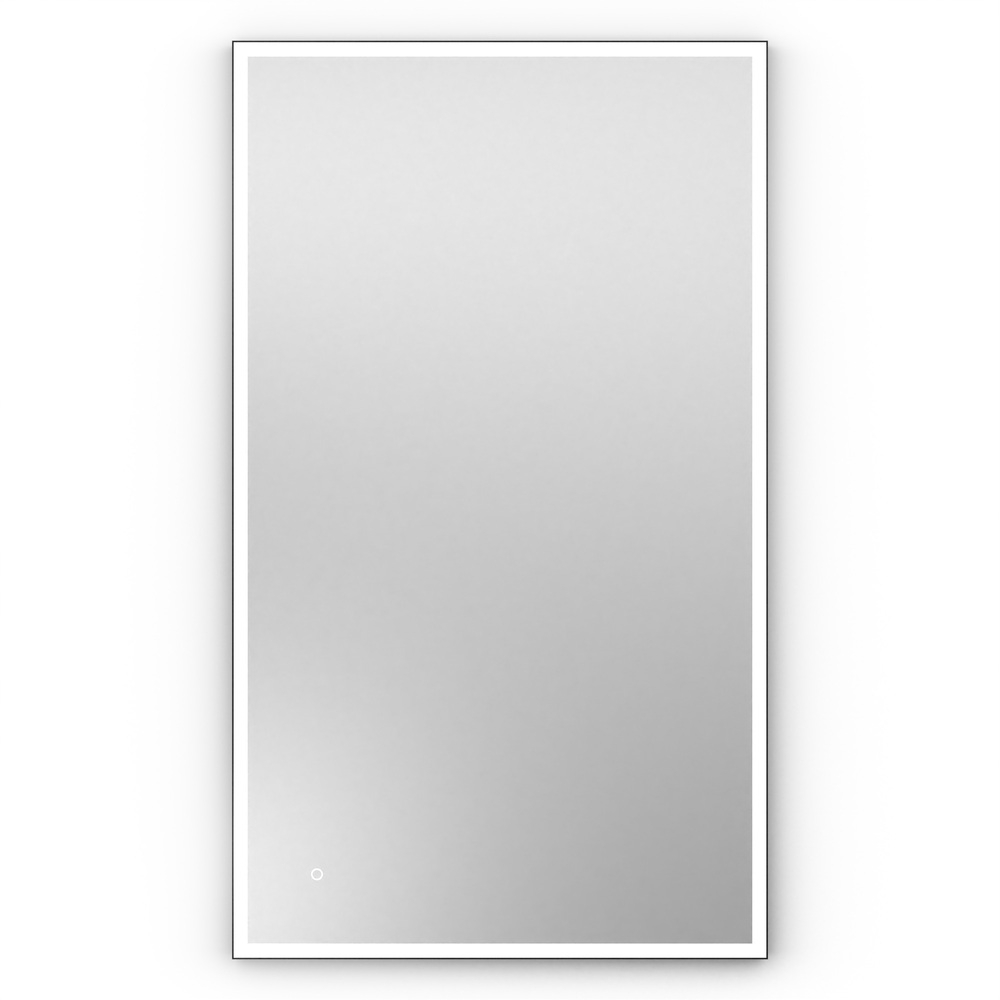 Origins Living Tate 120 Black Rectangular Illuminated Bathroom Mirror