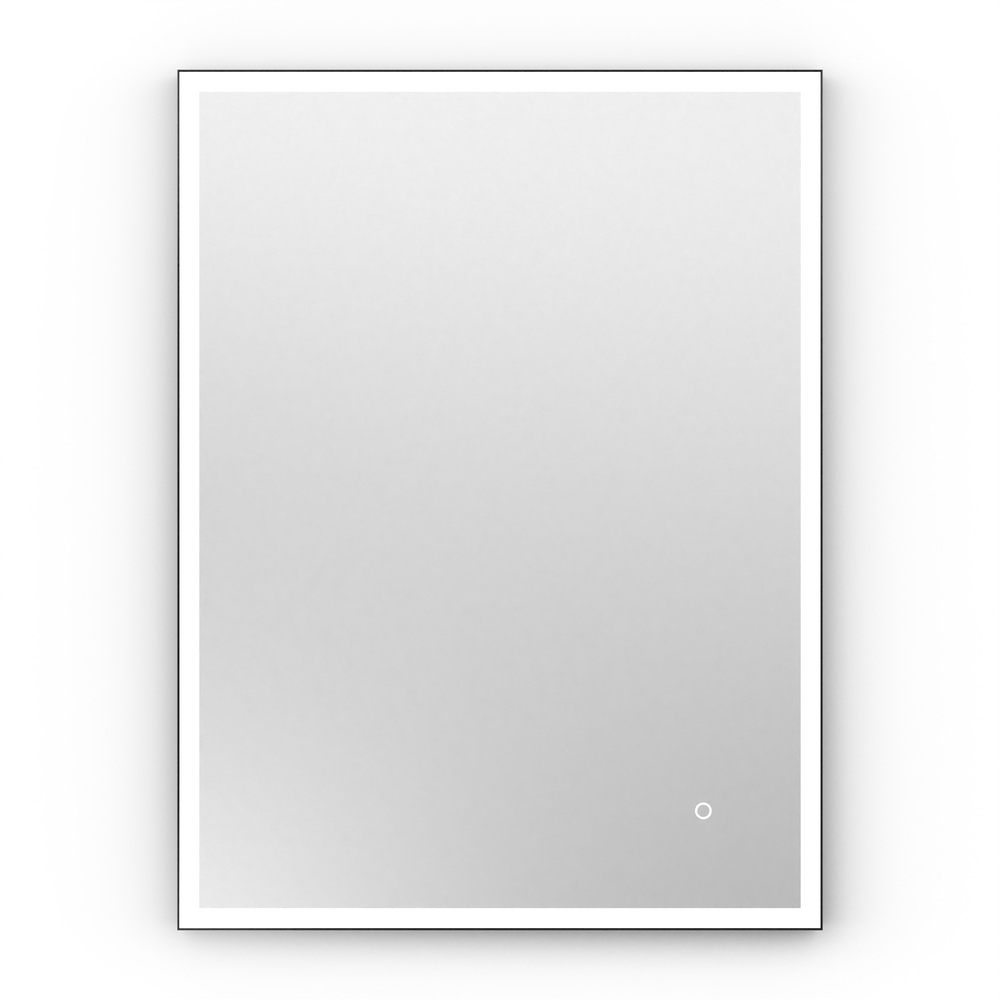 Origins Living Tate 60 Black Rectangular Illuminated Bathroom Mirror