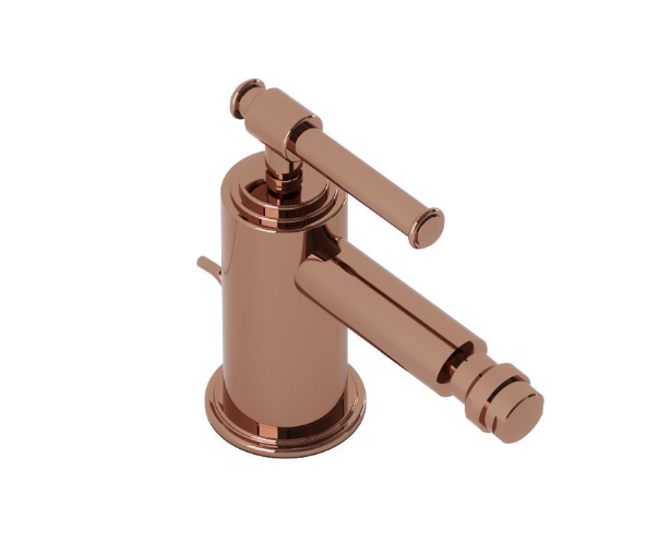 Artize VIC Blush Gold PVD Single Lever Bidet Mixer With Popup Waste 