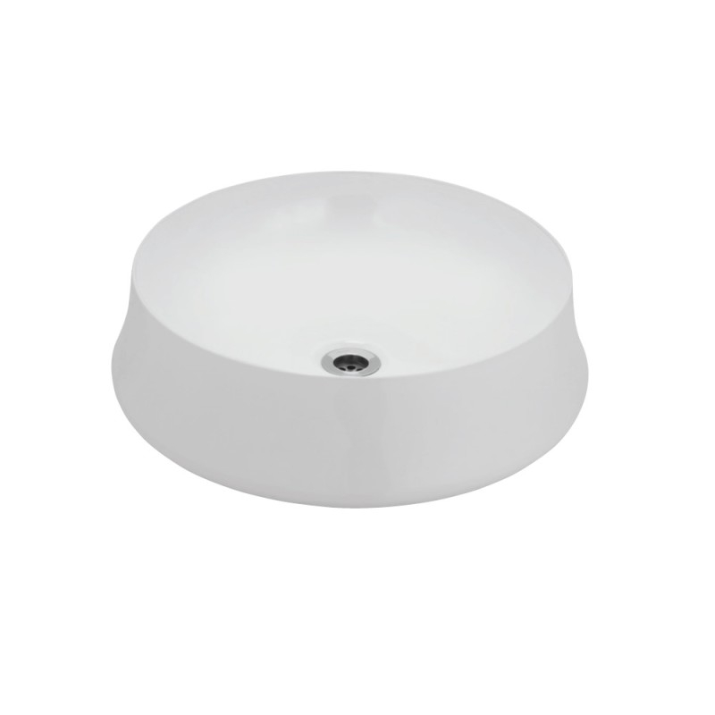 Artize Designer Round White 500x500mm Countertop Basin 