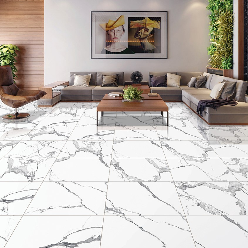 Athens Grey Matt Carving 600 x 600 Porcelain Floor & Wall Tiles - 1.44m2