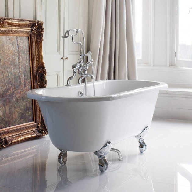 Burlington Windsor 1500 x 745 Traditional Rolltop Bath