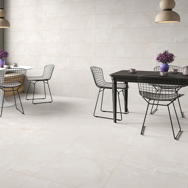 Elegant Onyx Beige Matt 600 x 600 Porcelain Floor & Wall Tiles - 1.44m2