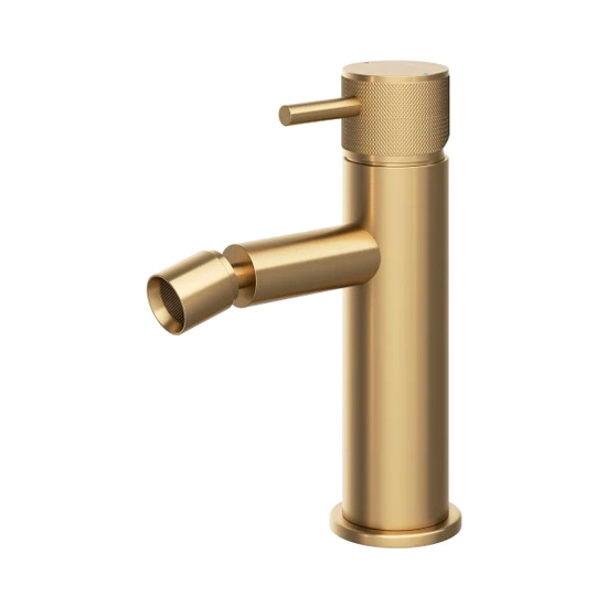 Abacus Iso Pro Bidet Mixer - Brushed Brass