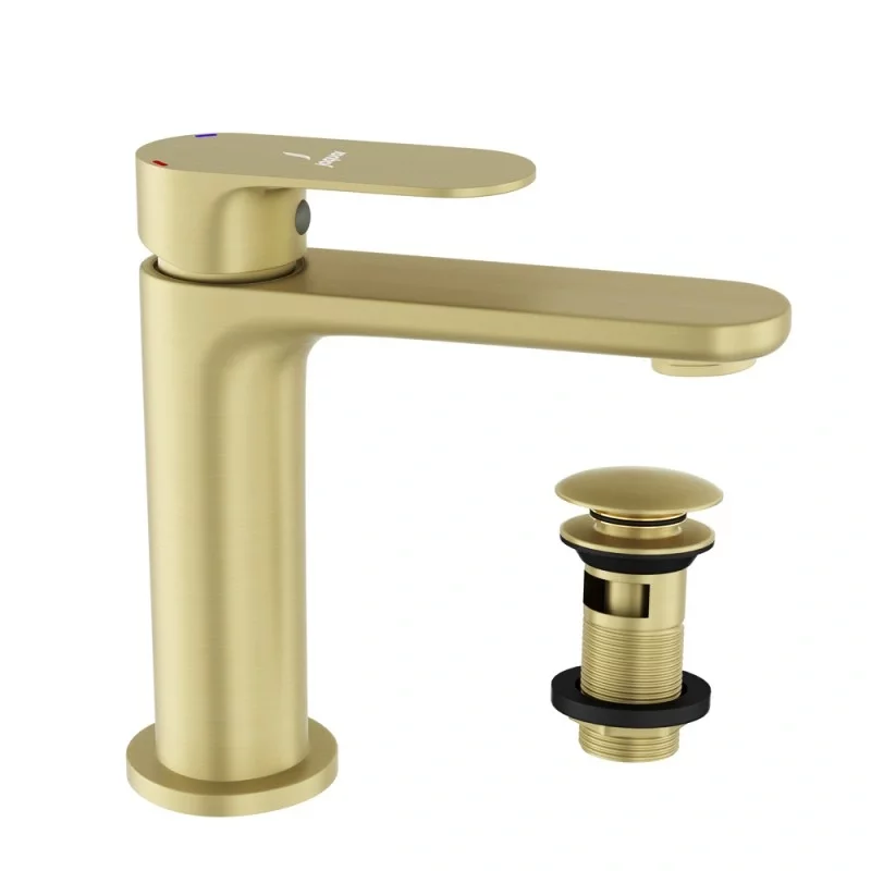 Jaquar Opal Prime Matt Brass Basin Mixer Tap