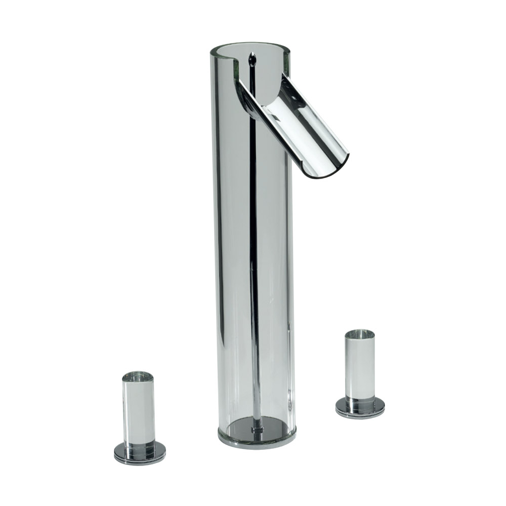 Artize Fluer 3 Hole High Neck Basin Tap 