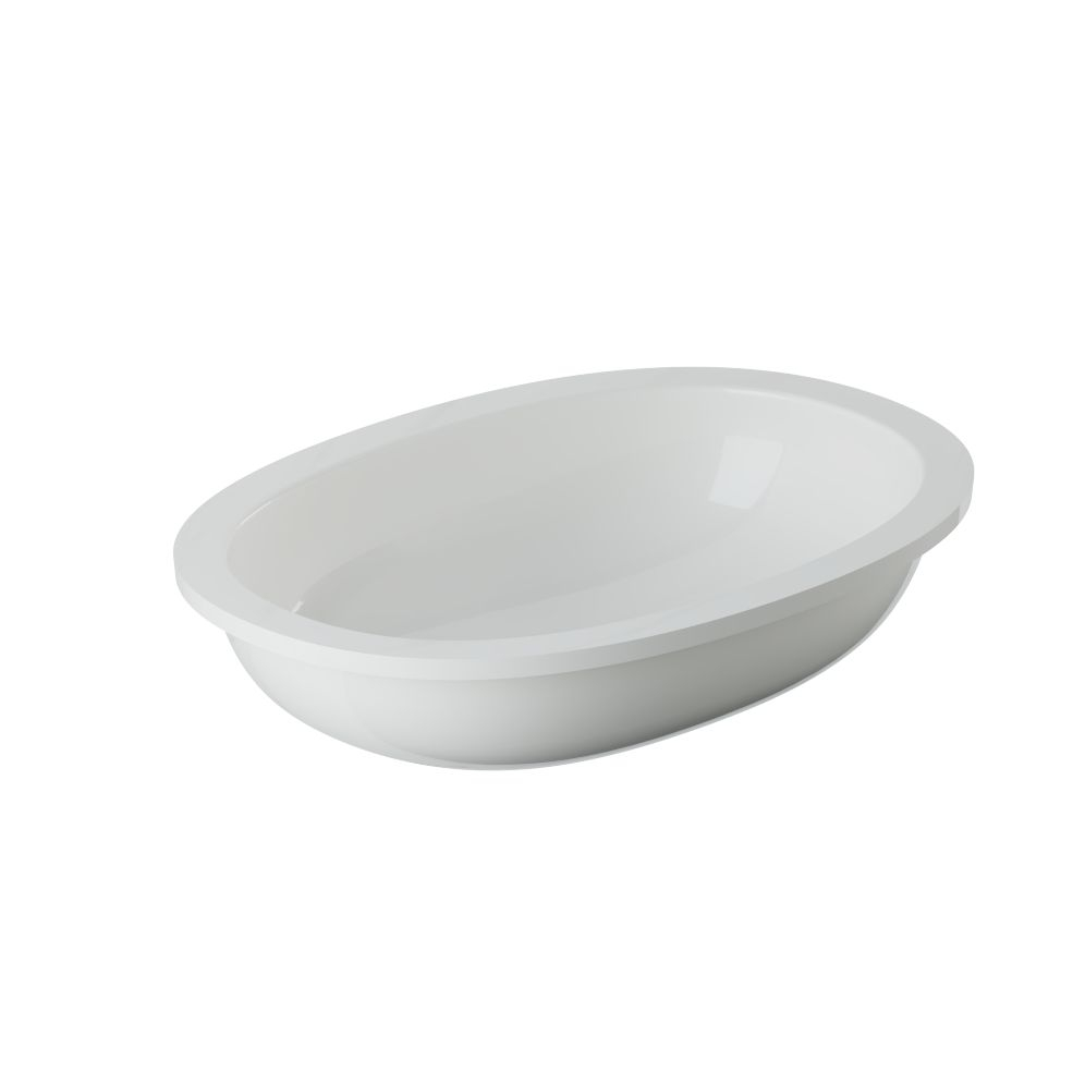 Artize VIC 580x410MM White Under Counter Basin With Fixing Accessories