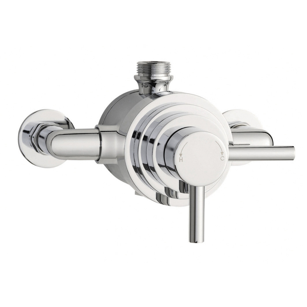 Hudson Red Tec Dual Exposed Thermostatic Shower Valve